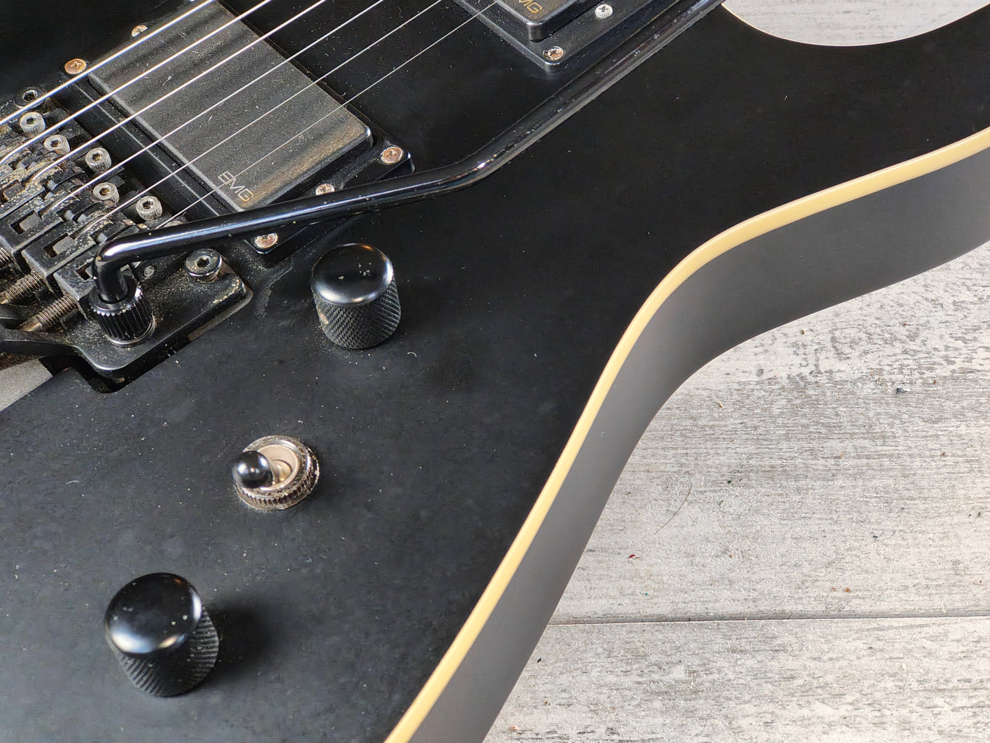 2008 BC Rich ASM Pro Assassin Neckthrough HH Superstrat w/EMG's (Black)