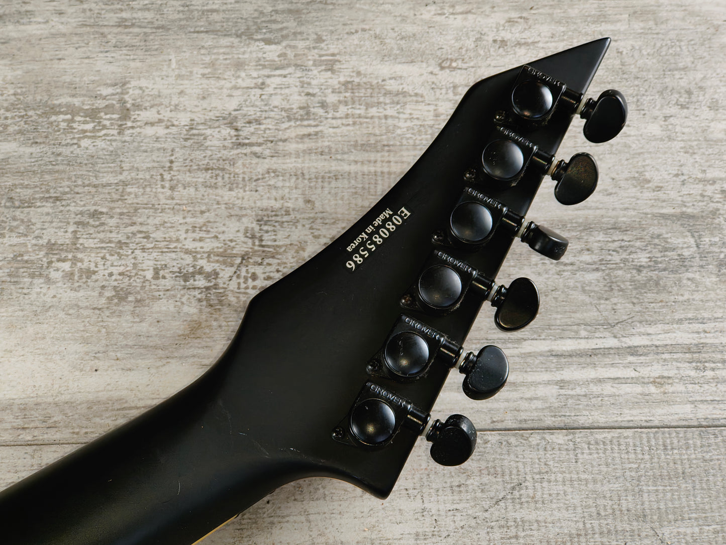 2008 BC Rich ASM Pro Assassin Neckthrough HH Superstrat w/EMG's (Black)