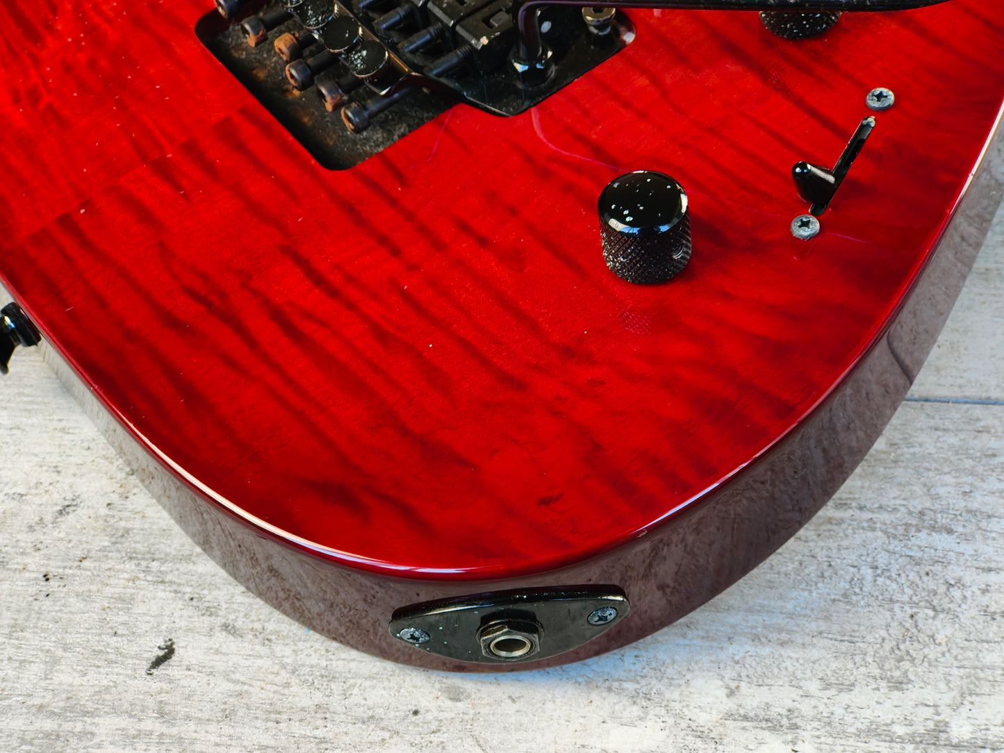 2007 Jackson Stars Japan DK-03 HH Dinky (Flame Red)