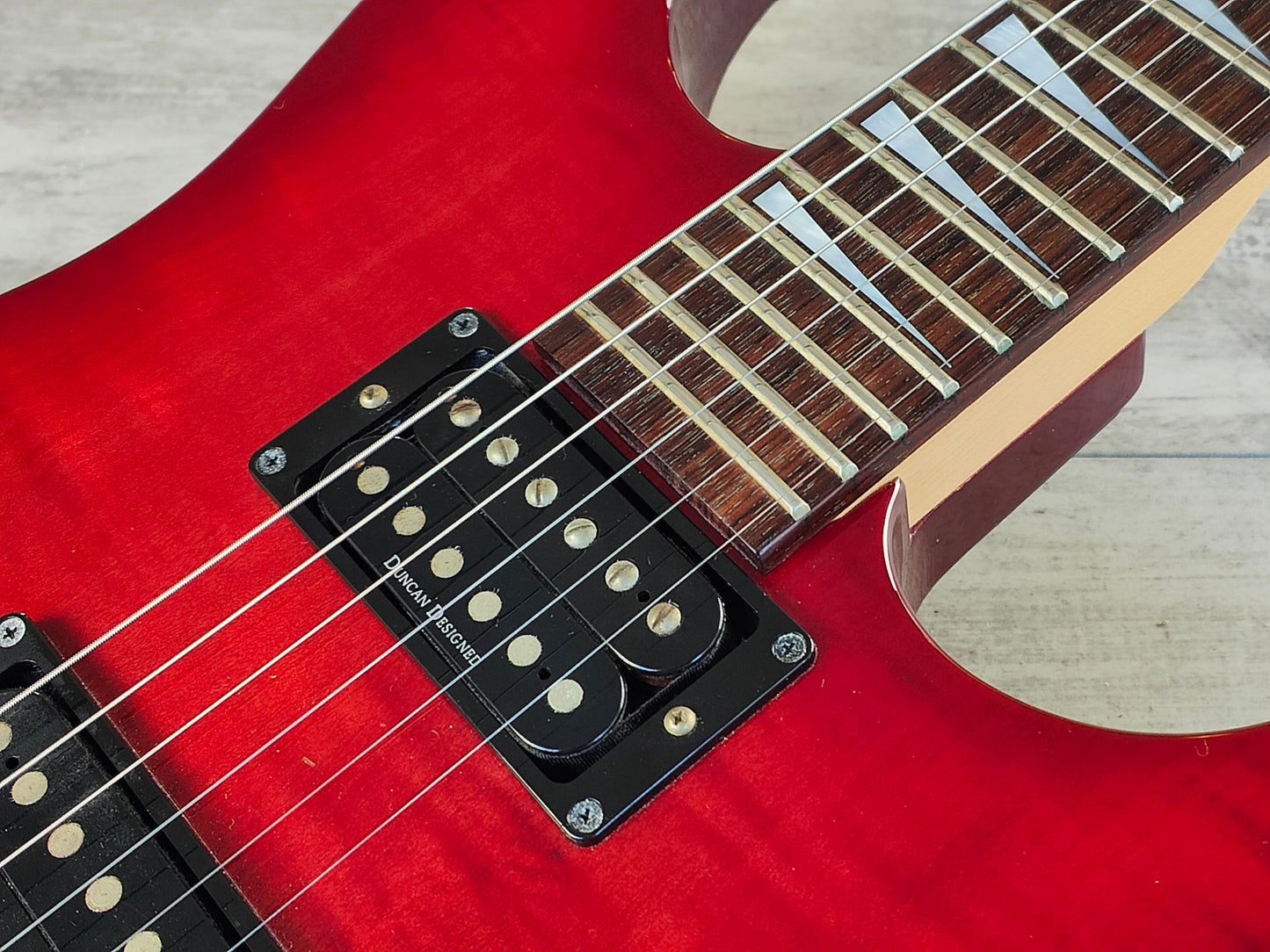 2007 Jackson Stars Japan DK-03 HH Dinky (Flame Red)