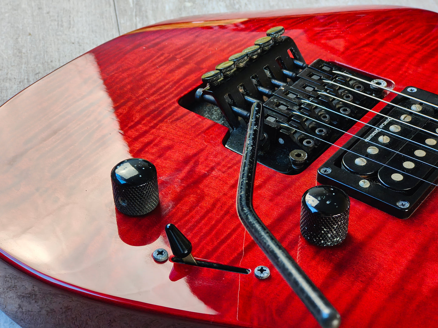 2007 Jackson Stars Japan DK-03 HH Dinky (Flame Red)