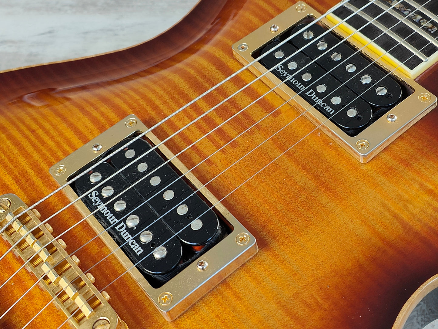 Cort MMP-2 Masterpiece Custom Shop Double Cutaway (Flame Brown Sunburst)
