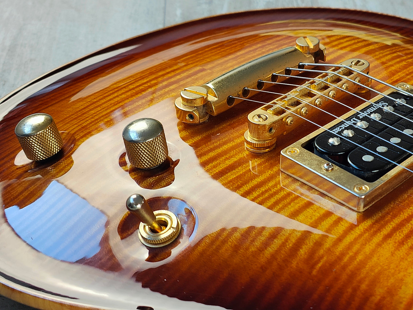 Cort MMP-2 Masterpiece Custom Shop Double Cutaway (Flame Brown Sunburst)