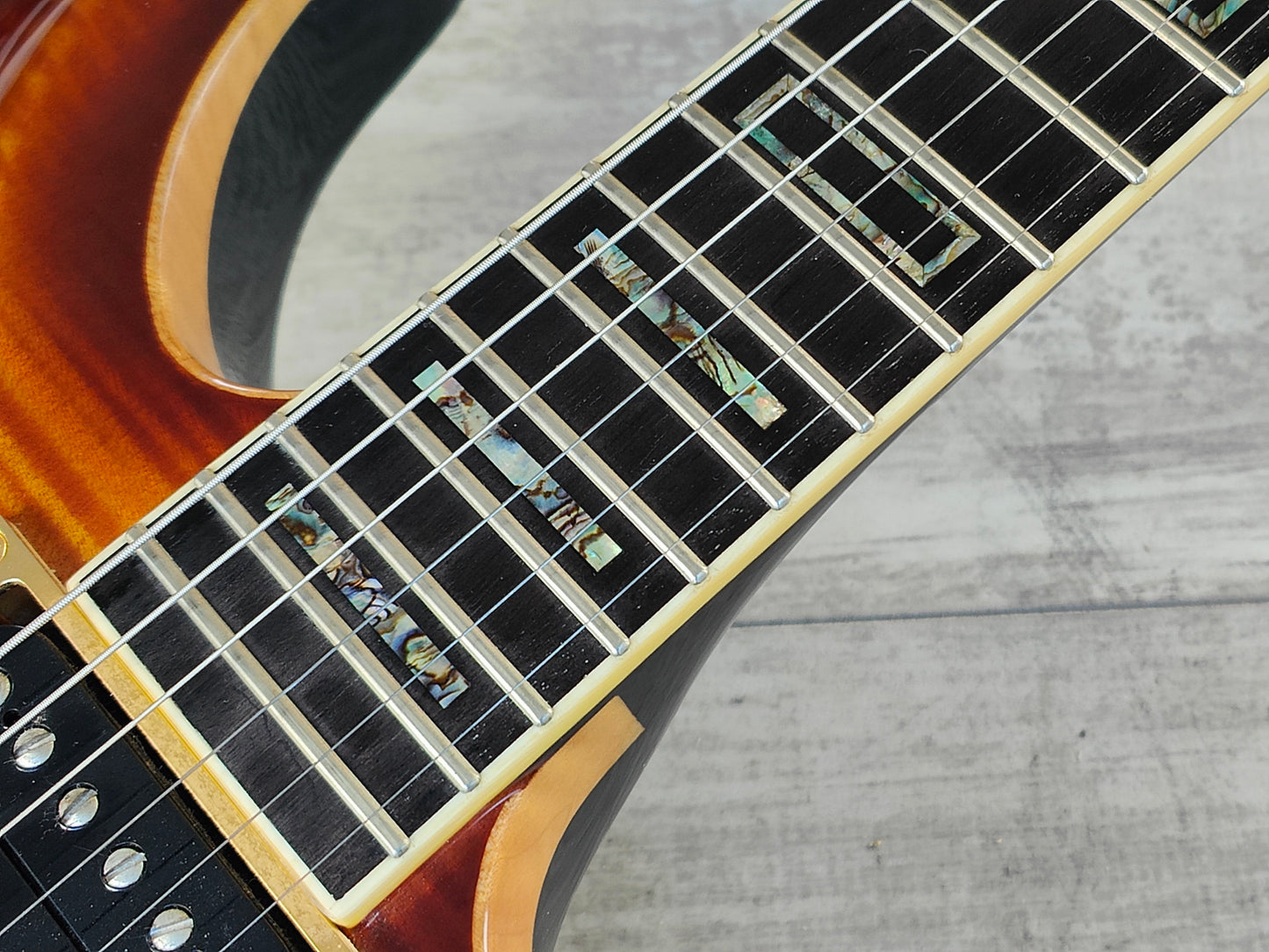 Cort MMP-2 Masterpiece Custom Shop Double Cutaway (Flame Brown Sunburst)