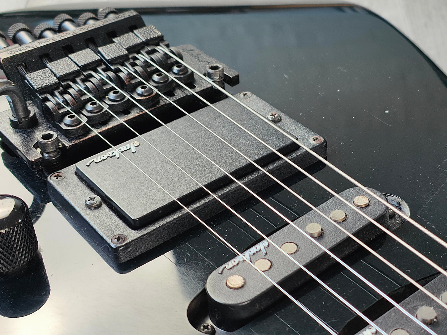 1989 Charvel Jackson Japan Model 3 HSS Superstrat (Black)