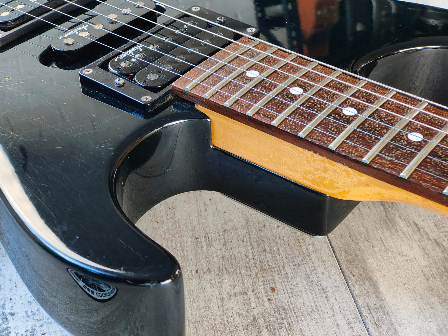 1991 Charvel Jackson Japan DK-070-HSH Dinky (Black)
