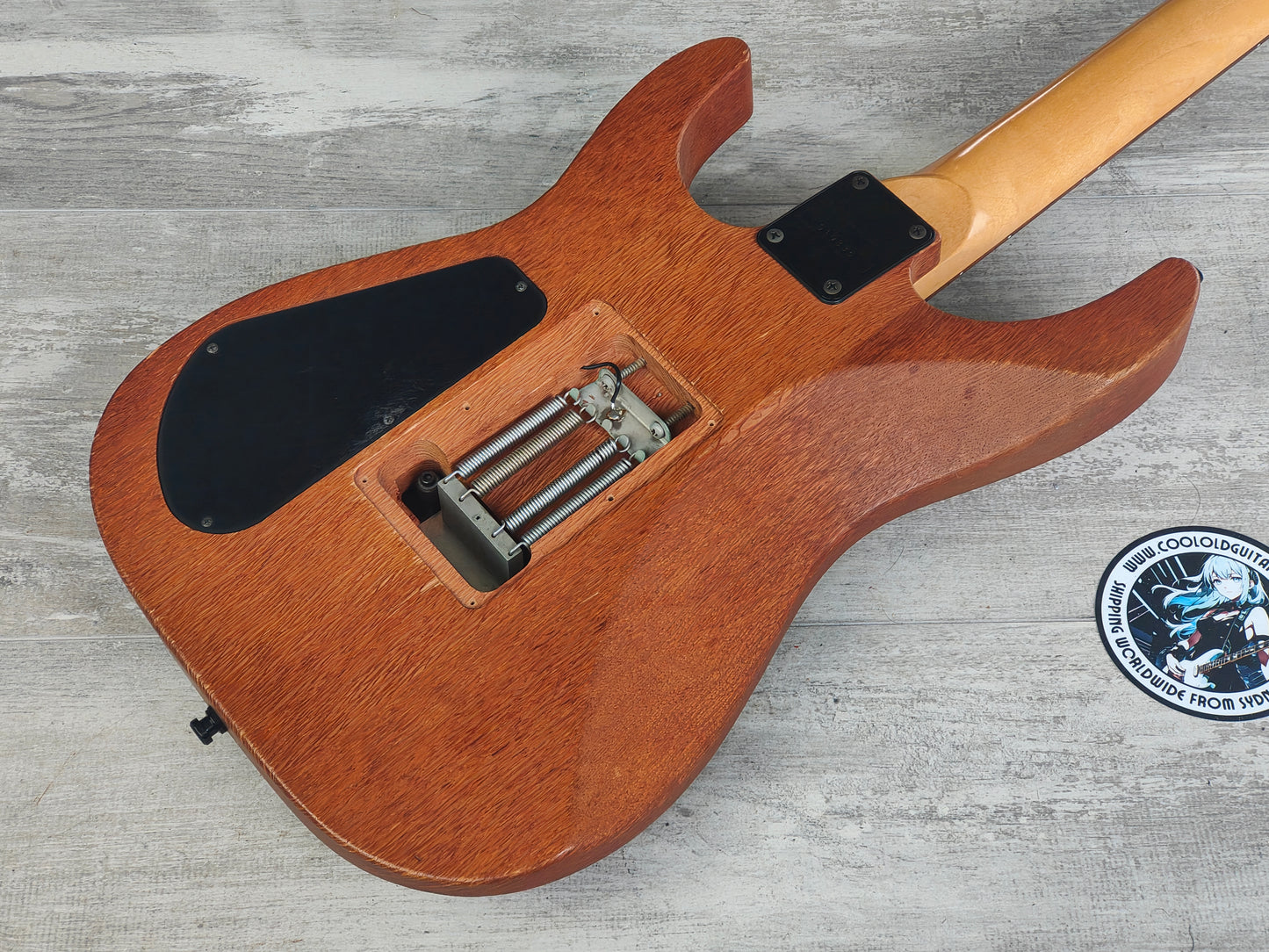 2000's Charvel Japan R-U90 M.F Line HSS Superstrat (Natural Brown)