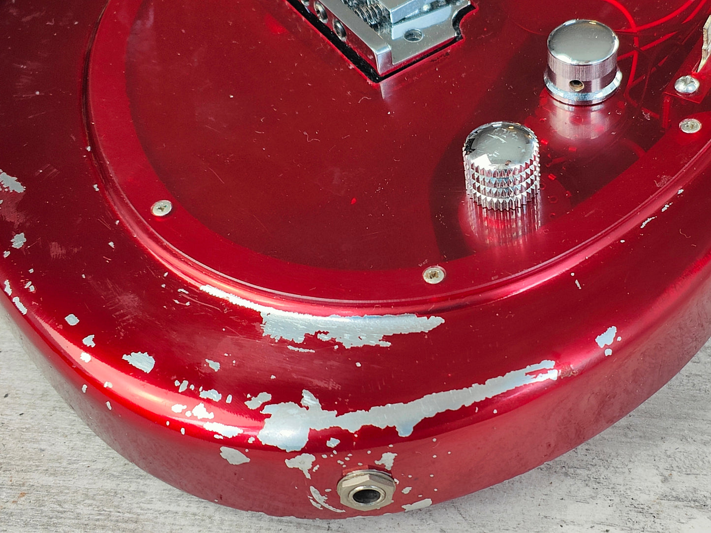 2000’s Tokai Japan Talbo Blazing Fire Cast Aluminium Electric Guitar (Red)