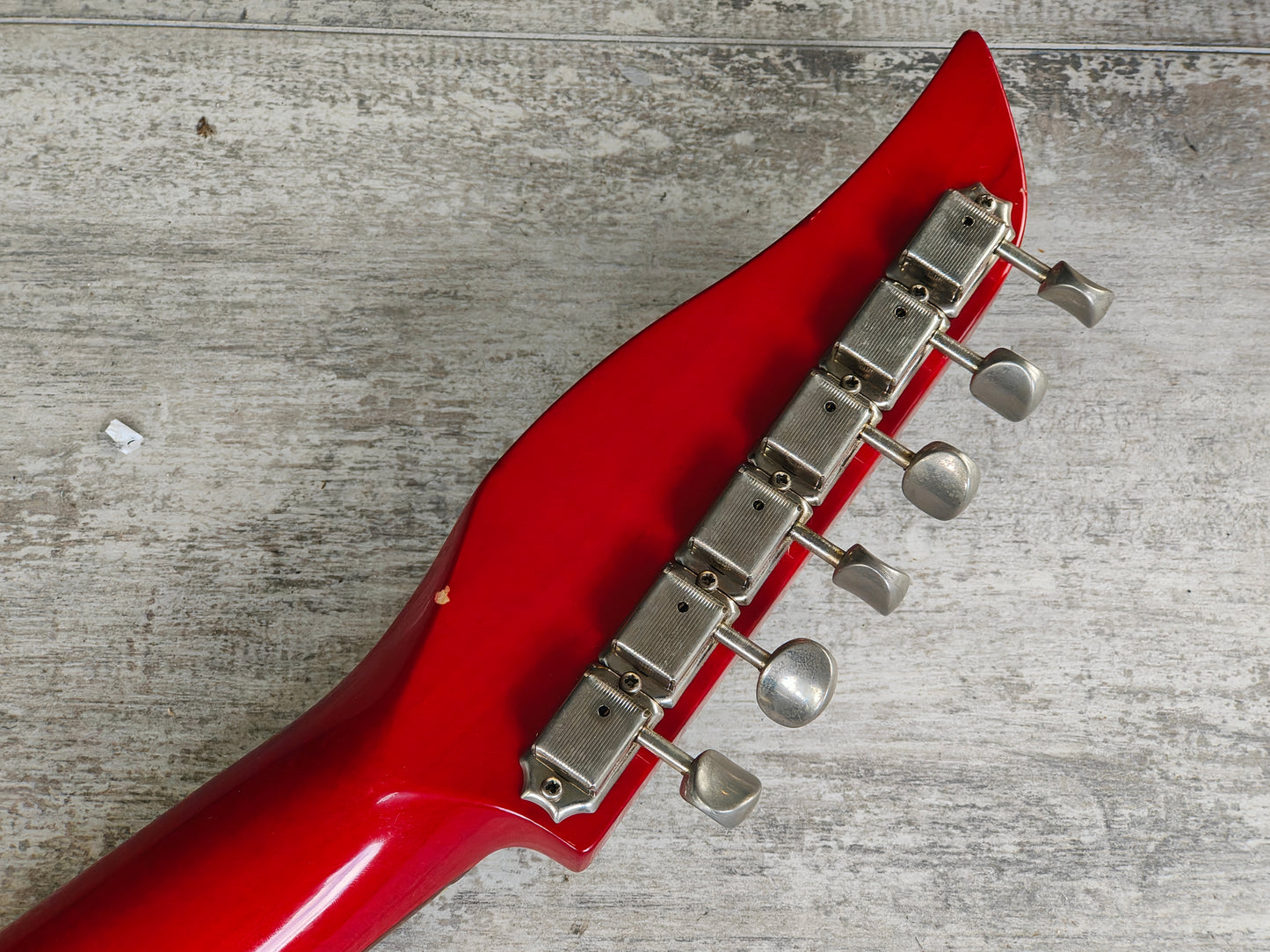 2000’s Tokai Japan Talbo Blazing Fire Cast Aluminium Electric Guitar (Red)