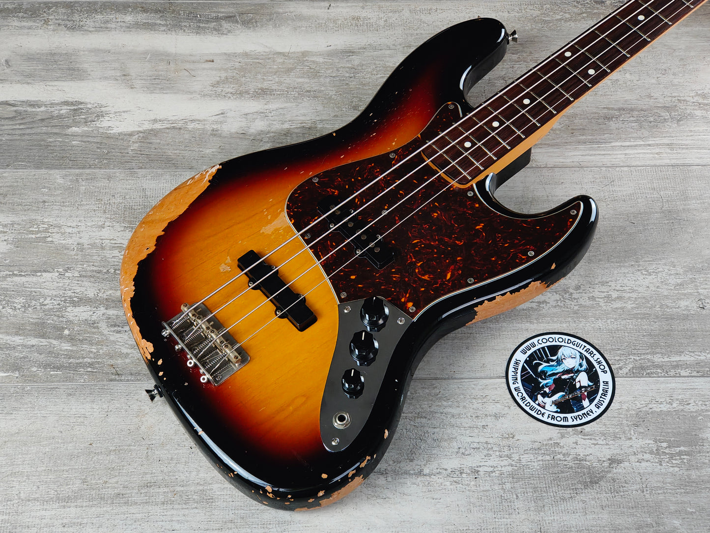 2007 Navigator (by ESP Japan) NJB-280LTD Jazz Bass (Sunburst)