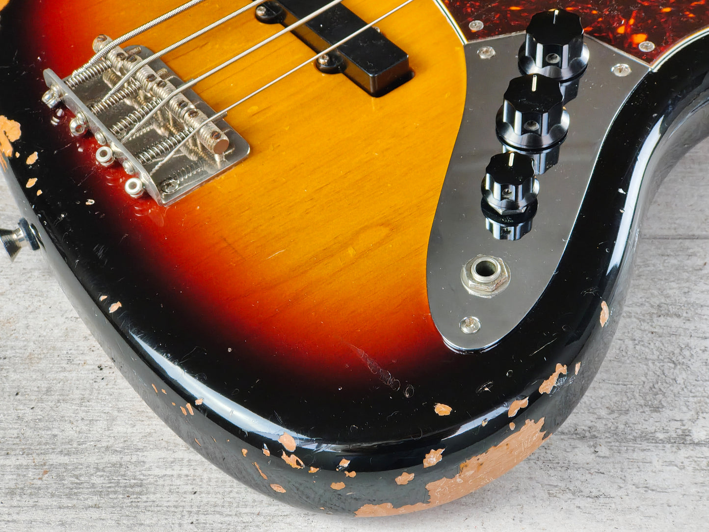 2007 Navigator (by ESP Japan) NJB-280LTD Jazz Bass (Sunburst)