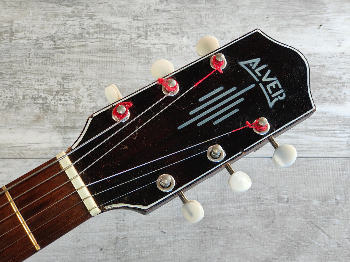 1950's Alver (by Maton) Australian Made Archtop Acoustic (Brown Sunburst)