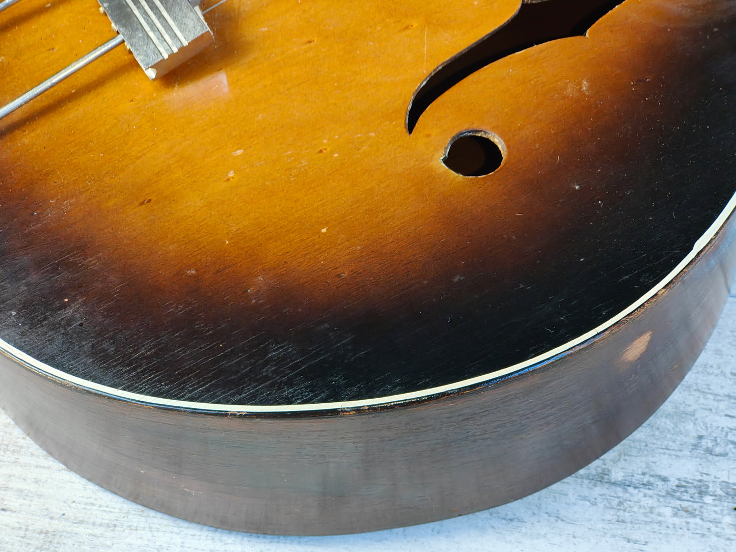 1950's Alver (by Maton) Australian Made Archtop Acoustic (Brown Sunburst)