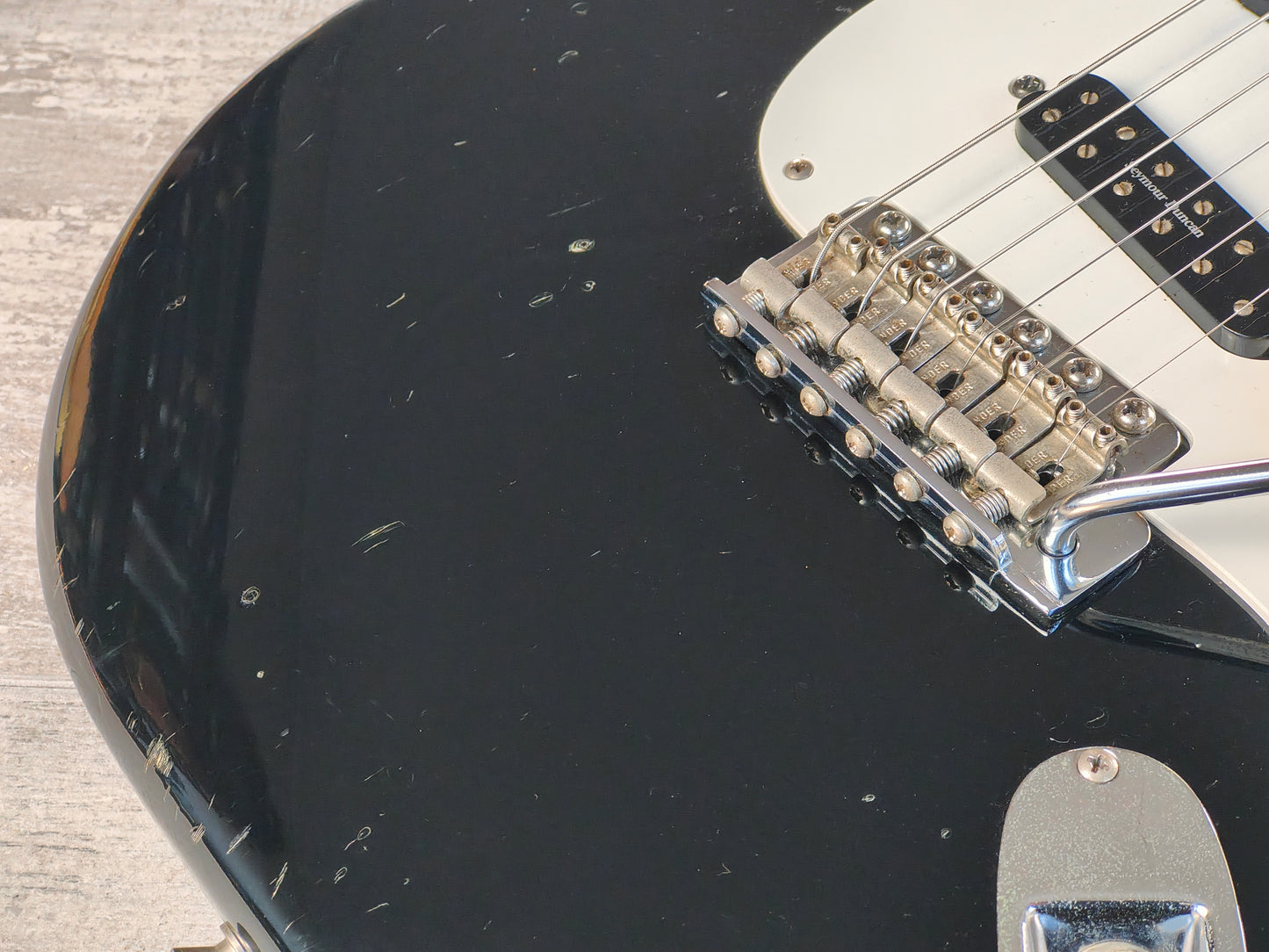 2002 Fender Japan ST57 '57 Reissue Stratocaster w/ESP & Seymour Duncan Pickups (Black)