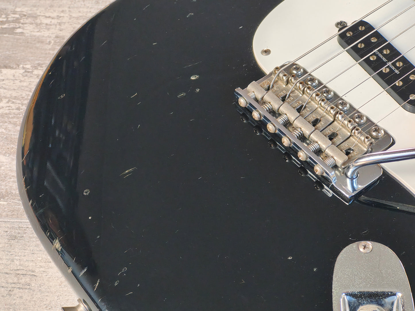 2002 Fender Japan ST57 '57 Reissue Stratocaster w/ESP & Seymour Duncan Pickups (Black)