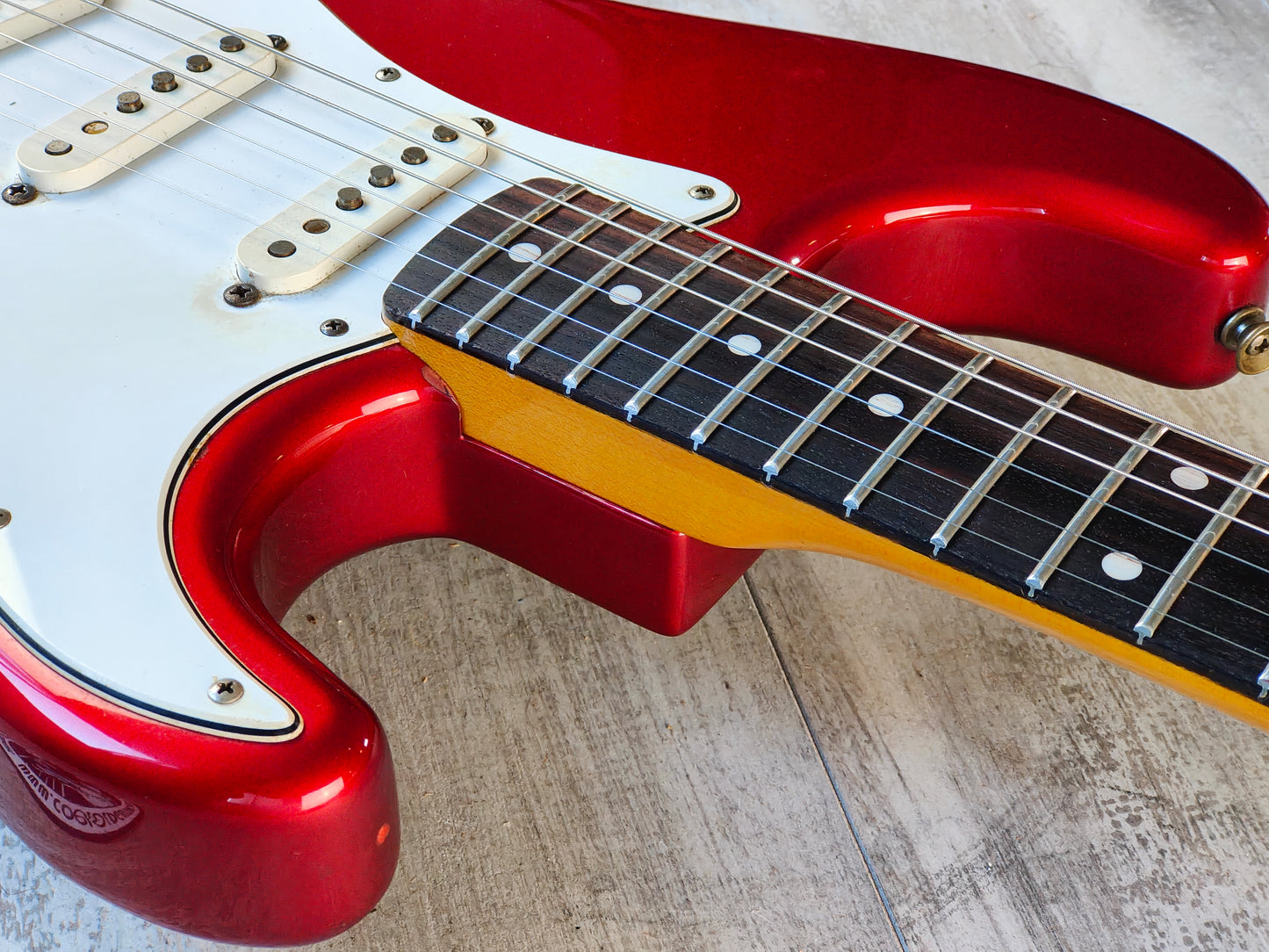 2002 Fender Japan ST62-58US '62 Reissue Stratocaster w/US Pickups (Candy Apple Red)