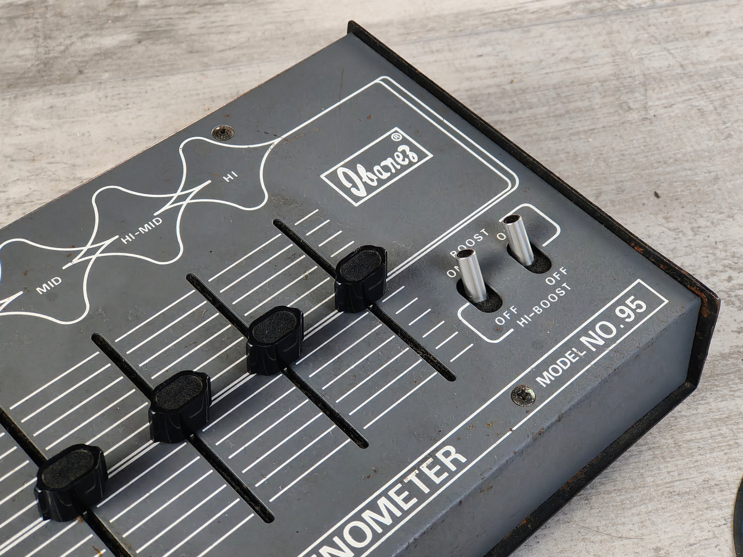 1970's Ibanez Renometer No.95 (Maxon GE-500) Graphic Equalizer/Preamp