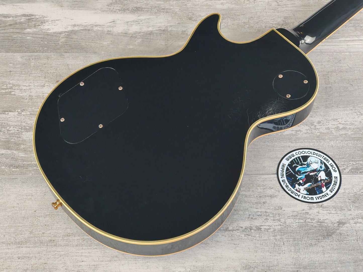 1980 Tokai LC-60 '68 Les Paul Custom w/EMG's (Ebony)