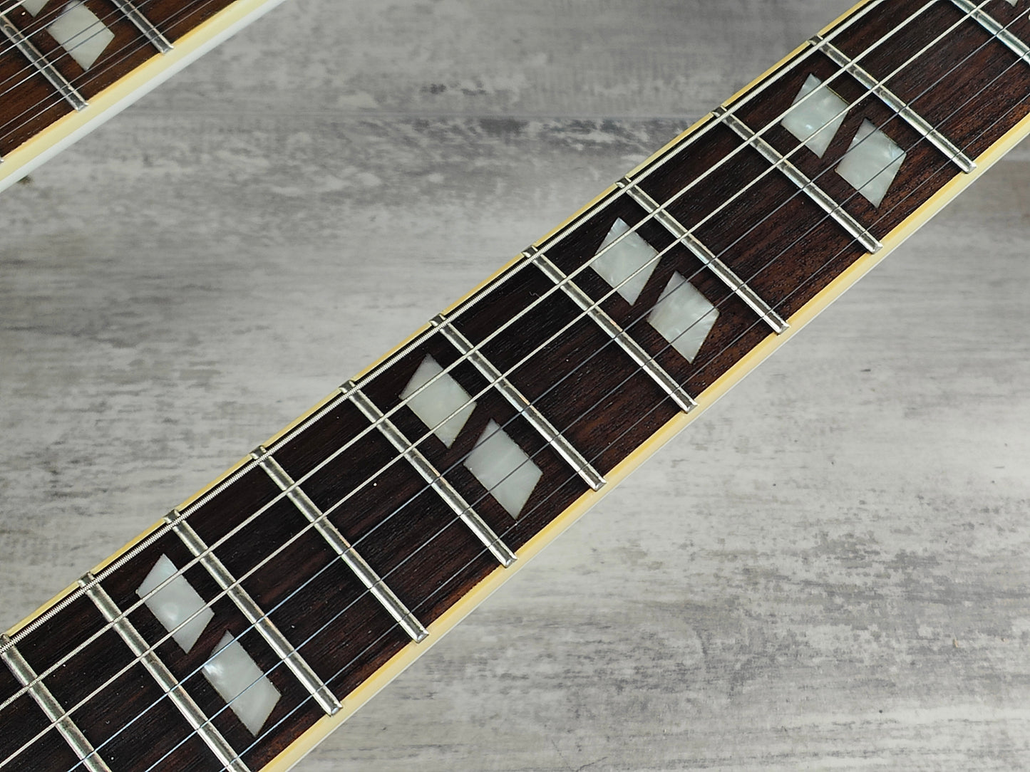 2015 Epiphone G-1275 Limited Edition Double Neck SG (Alpine White)