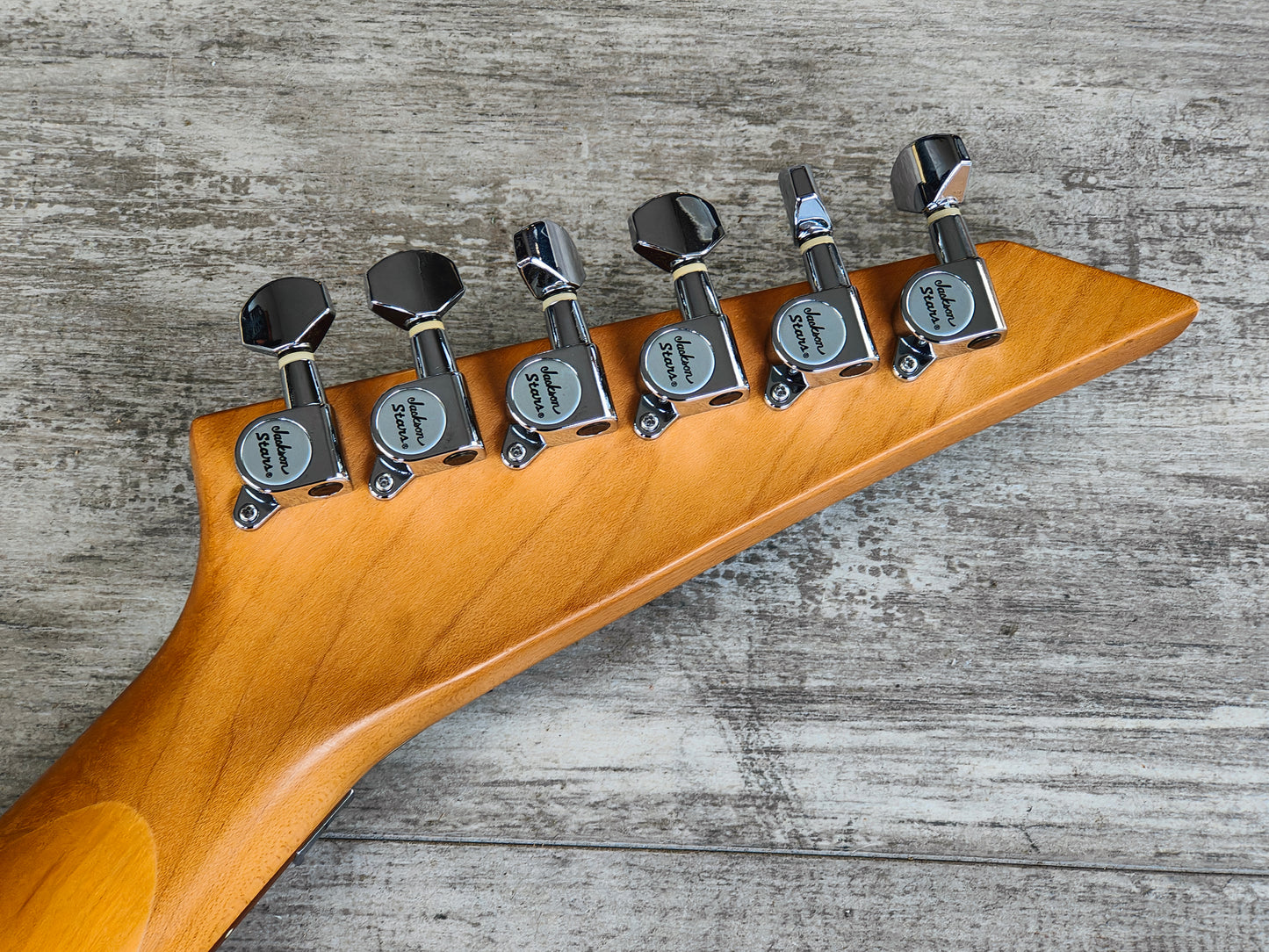 2005 Grover Jackson Stars Japan DK-03 HH Reverse Headstock Dinky (Amber Sunburst)
