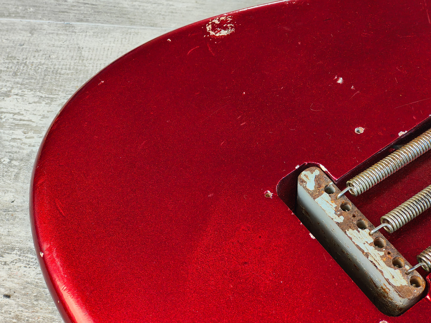 2002 Fender USA Stratocaster Partscaster (Metallic Sparkle Red)