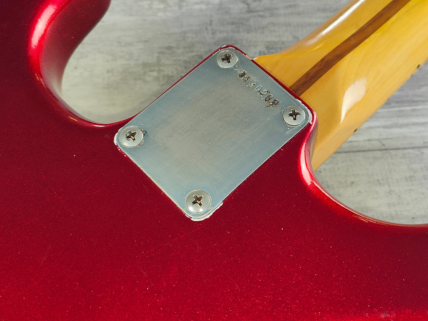 2002 Fender USA Stratocaster Partscaster (Metallic Sparkle Red)