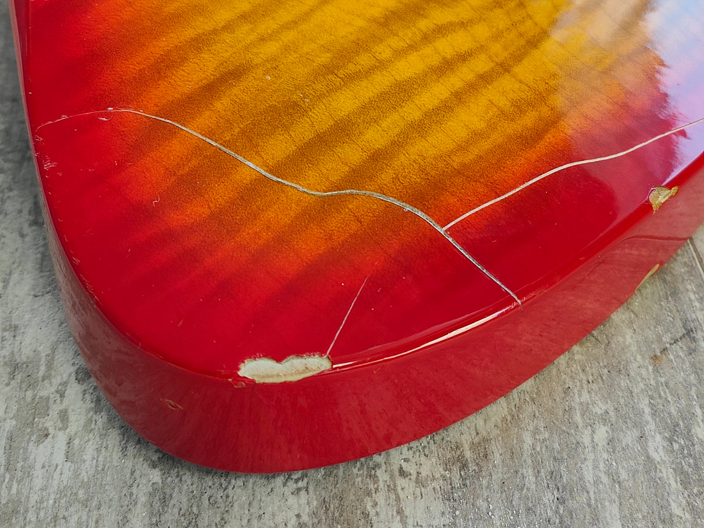 2002 Burny Hide (X Japan) MG-130S Mockingbird w/Sustainer (Cherry Sunburst)