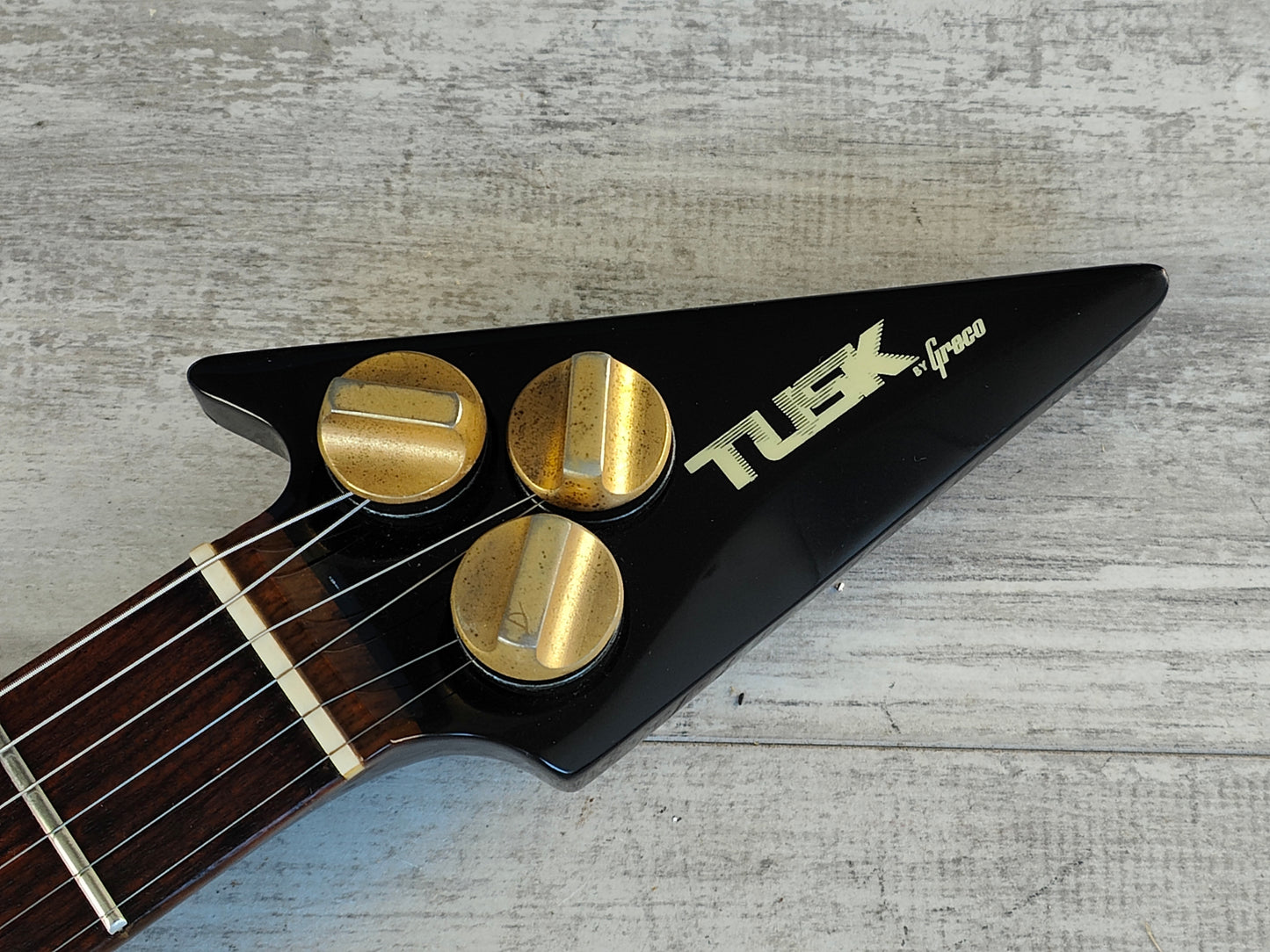 1984 Greco Japan GTX-55 "Tusk" Explorer (Black)