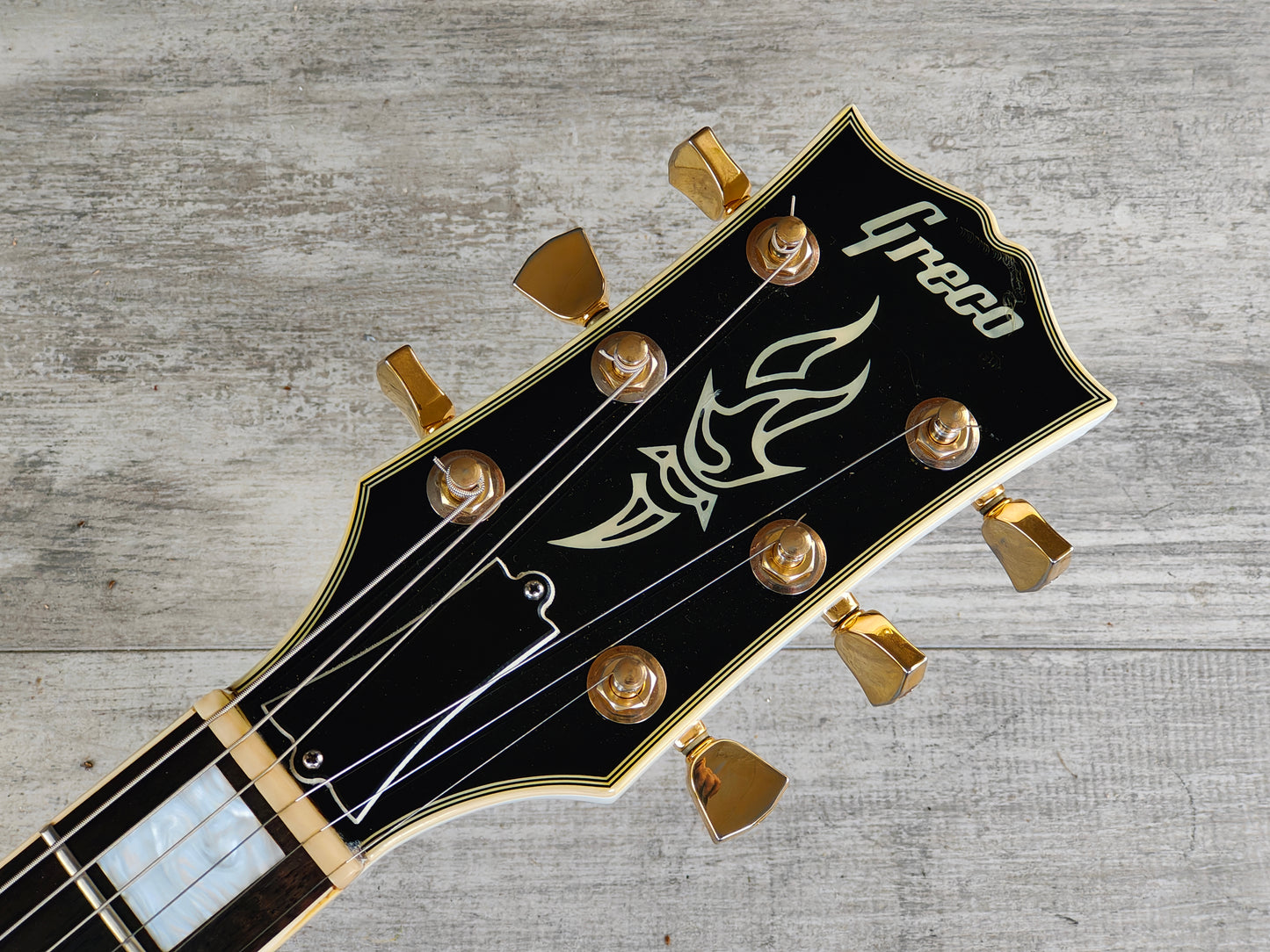 1990 Greco Japan EGC-90 Les Paul Custom (Alpine White)