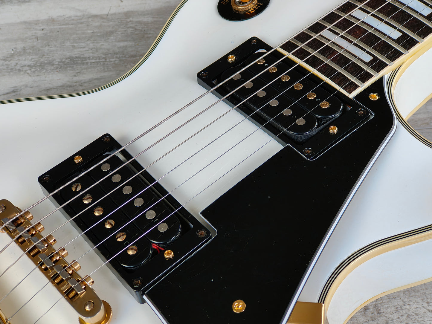 1990 Greco Japan EGC-90 Les Paul Custom (Alpine White)