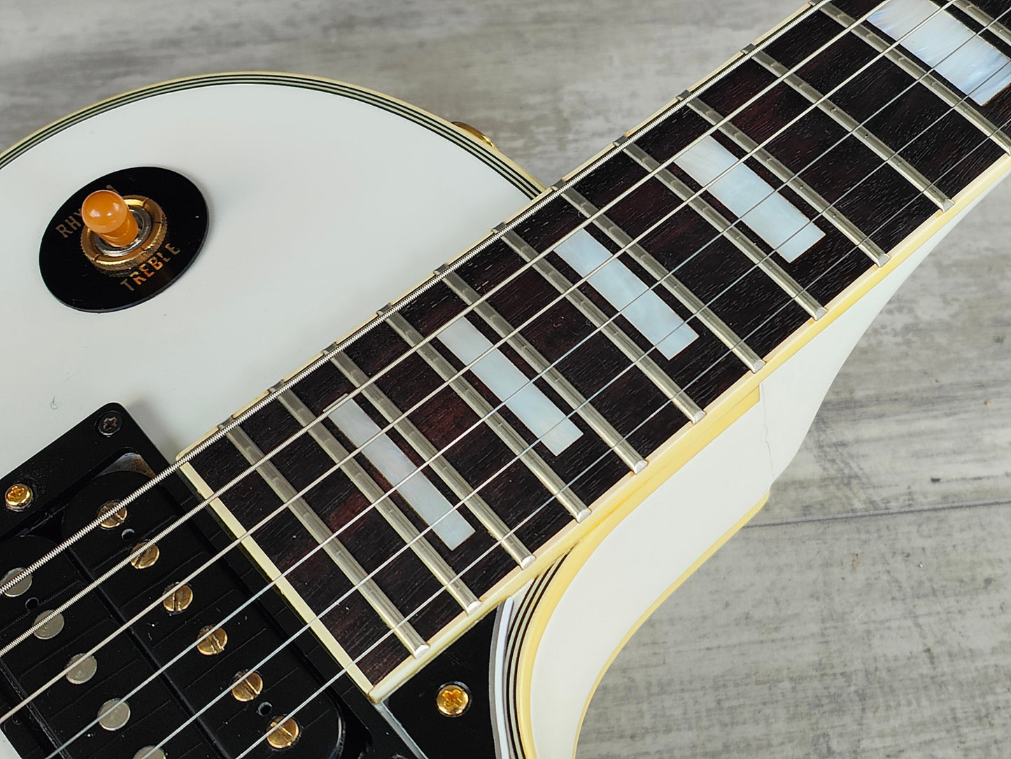 1990 Greco Japan EGC-90 Les Paul Custom (Alpine White)