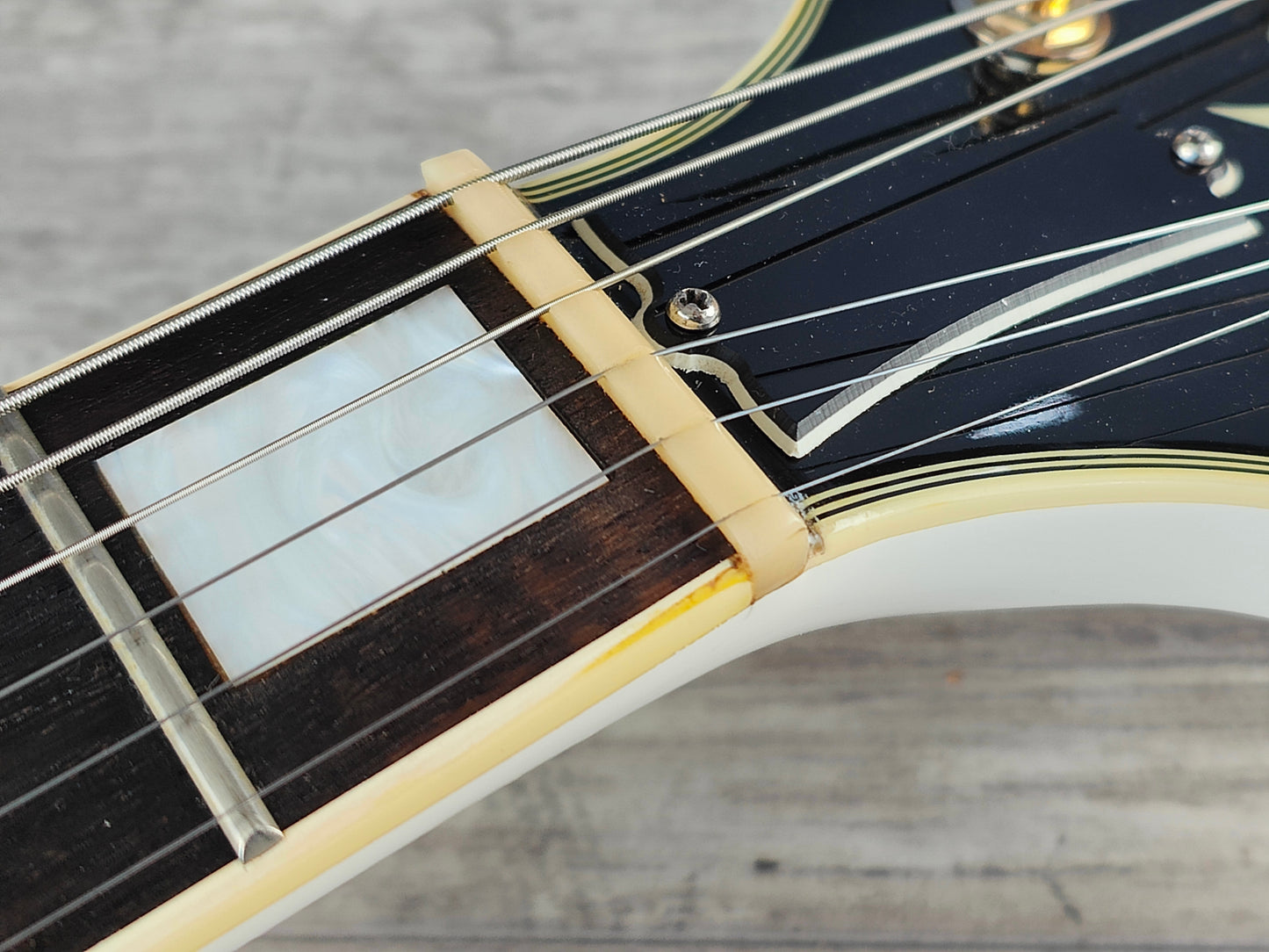 1990 Greco Japan EGC-90 Les Paul Custom (Alpine White)