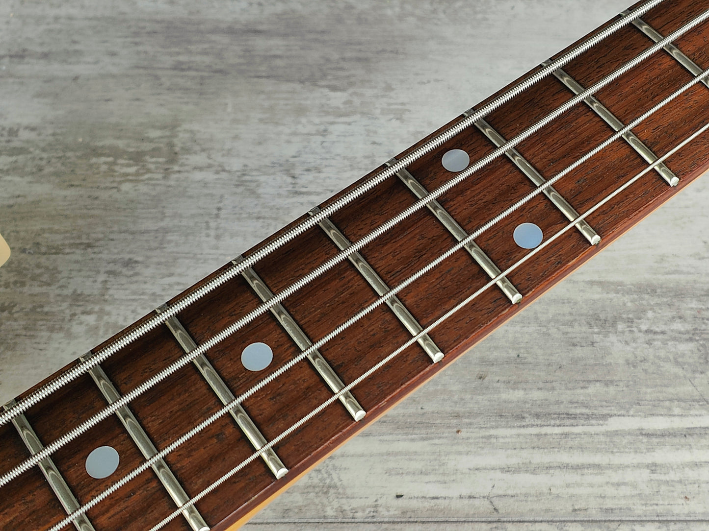 1986 Aria Pro II Japan CSB-380 Cardinal Bass (White)