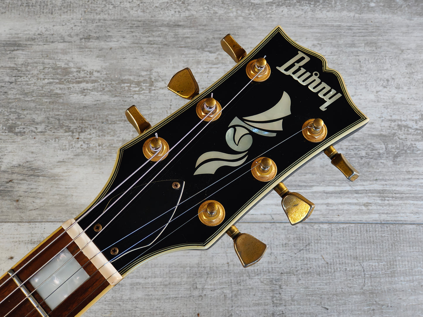 1997 Burny Korea RLC Les Paul Custom (Black)