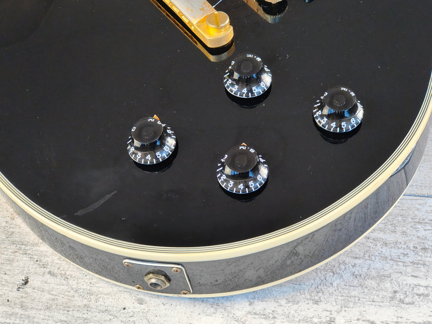 1997 Burny Korea RLC Les Paul Custom (Black)