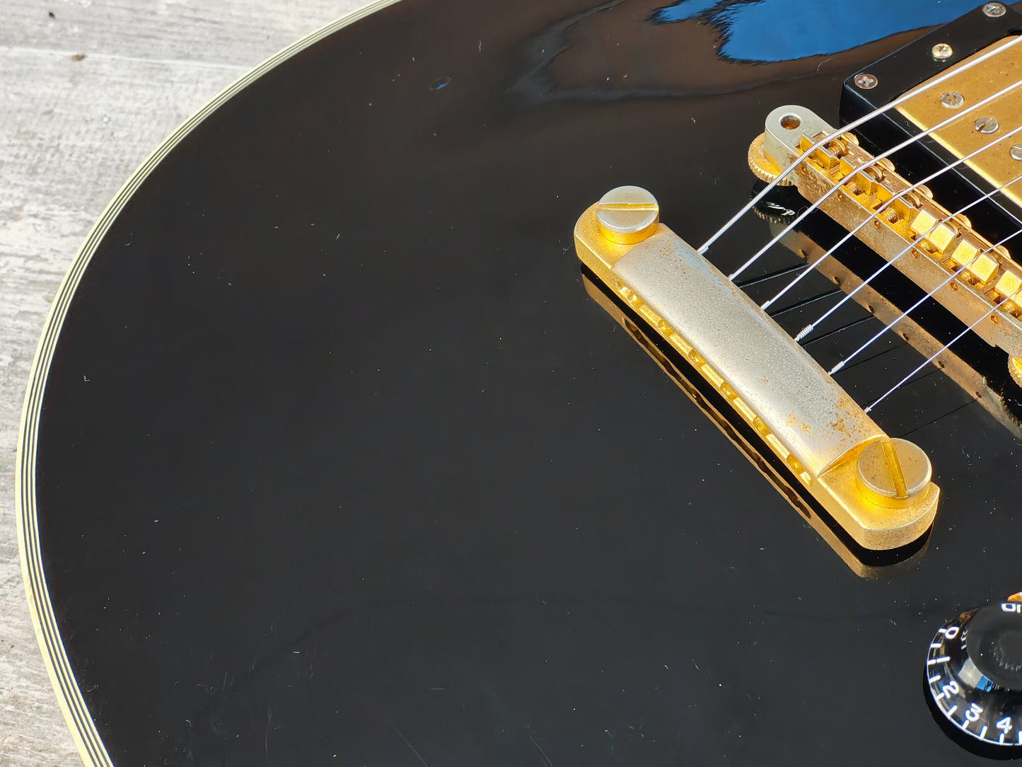 1997 Burny Korea RLC Les Paul Custom (Black)