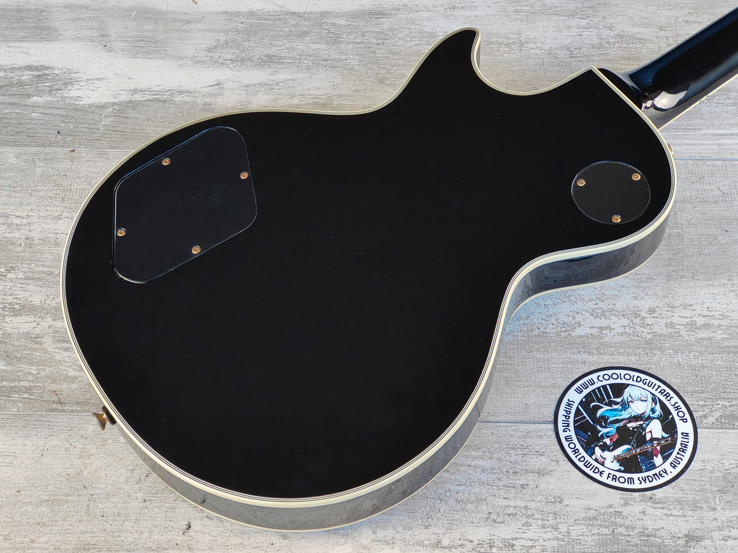 1997 Burny Korea RLC Les Paul Custom (Black)