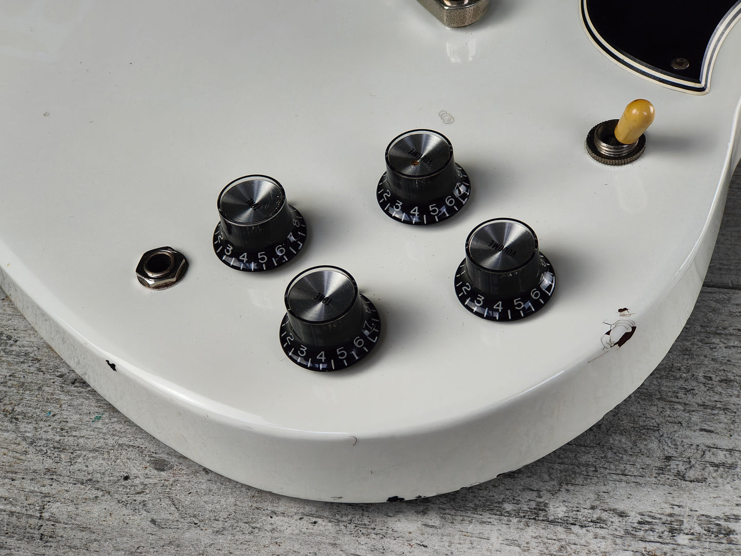 1996 Orville (Gibson) Japan SG-65 '62 Reissue SG Double Cutaway (Alpine White)