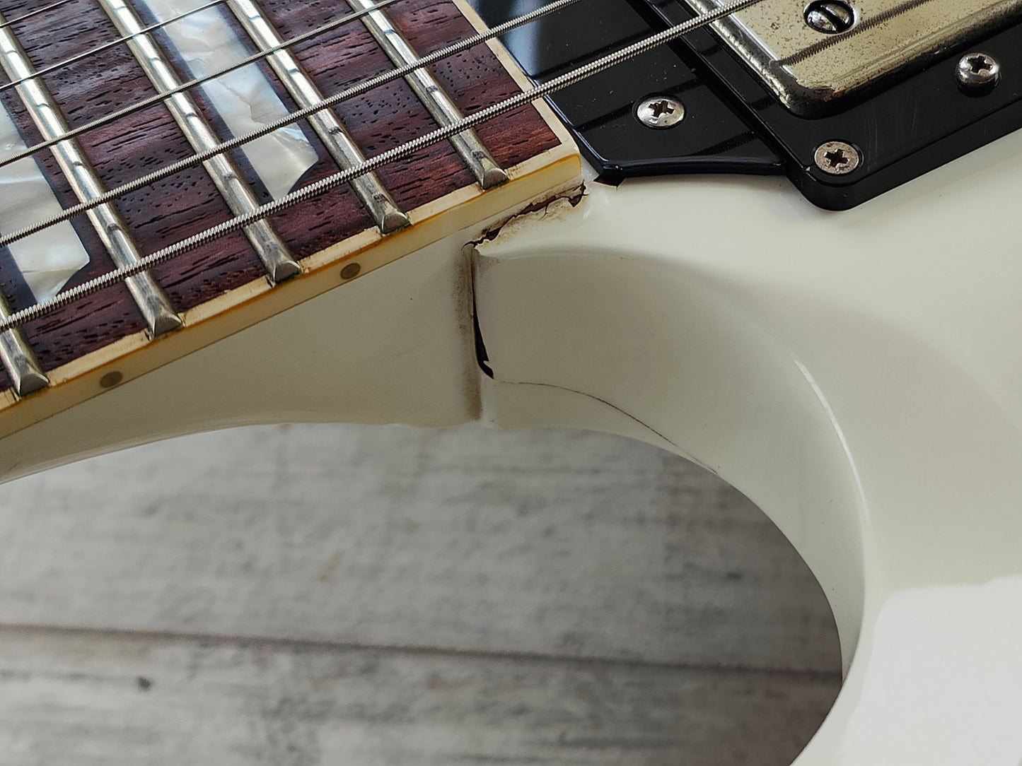 1996 Orville (Gibson) Japan SG-65 '62 Reissue SG Double Cutaway (Alpine White)