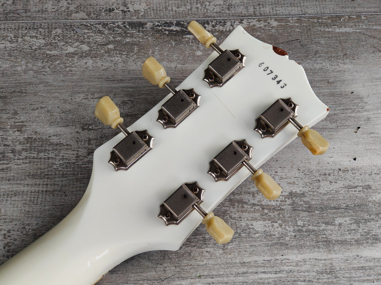 1996 Orville (Gibson) Japan SG-65 '62 Reissue SG Double Cutaway (Alpine White)