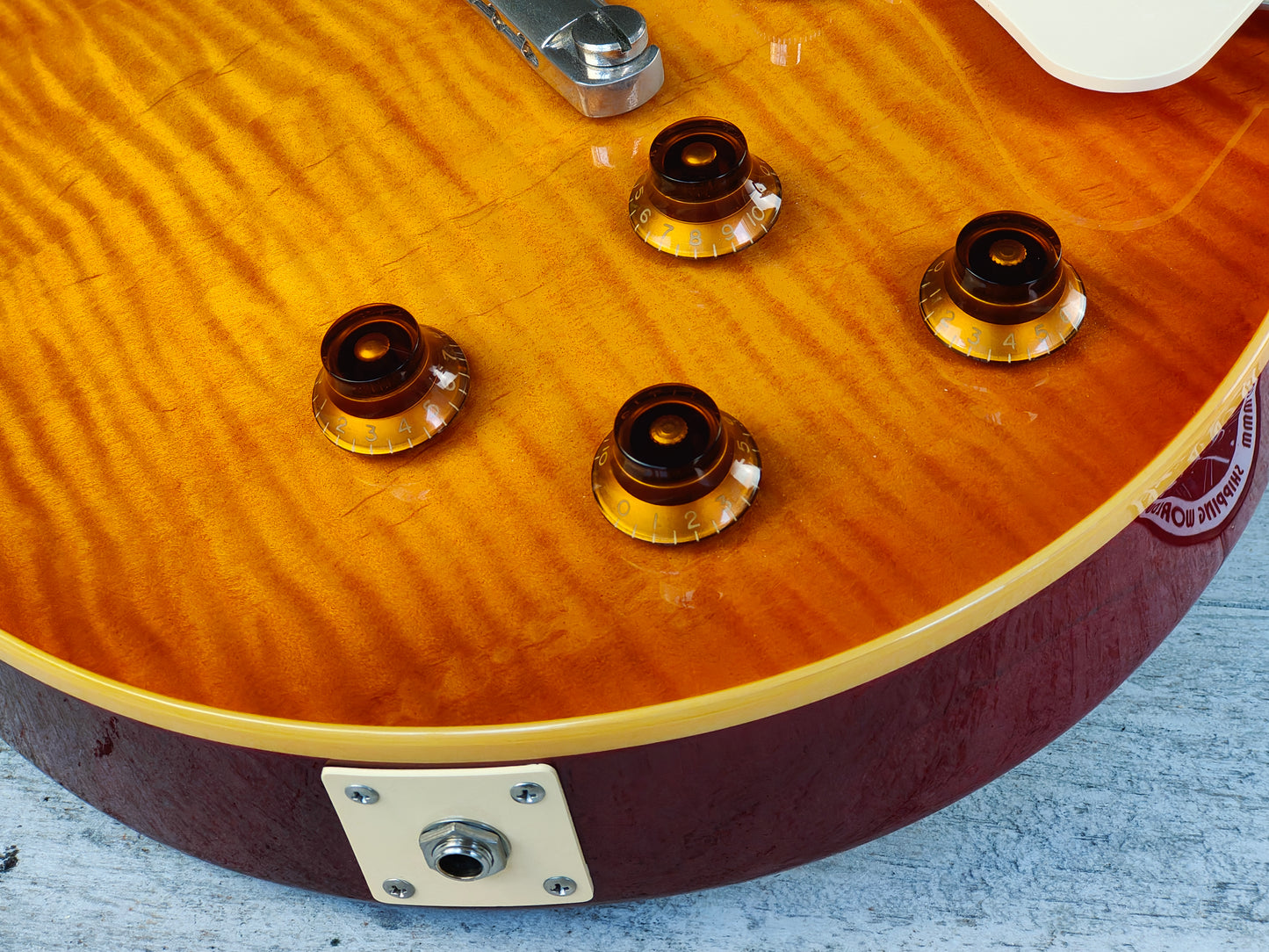 2003 Epiphone Japan Elite Les Paul Standard Plus (Faded Cherry Sunburst)