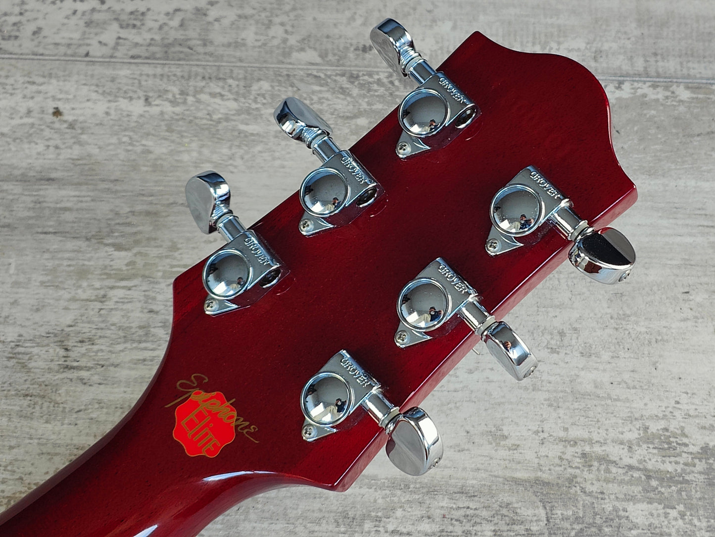 2003 Epiphone Japan Elite Les Paul Standard Plus (Faded Cherry Sunburst)