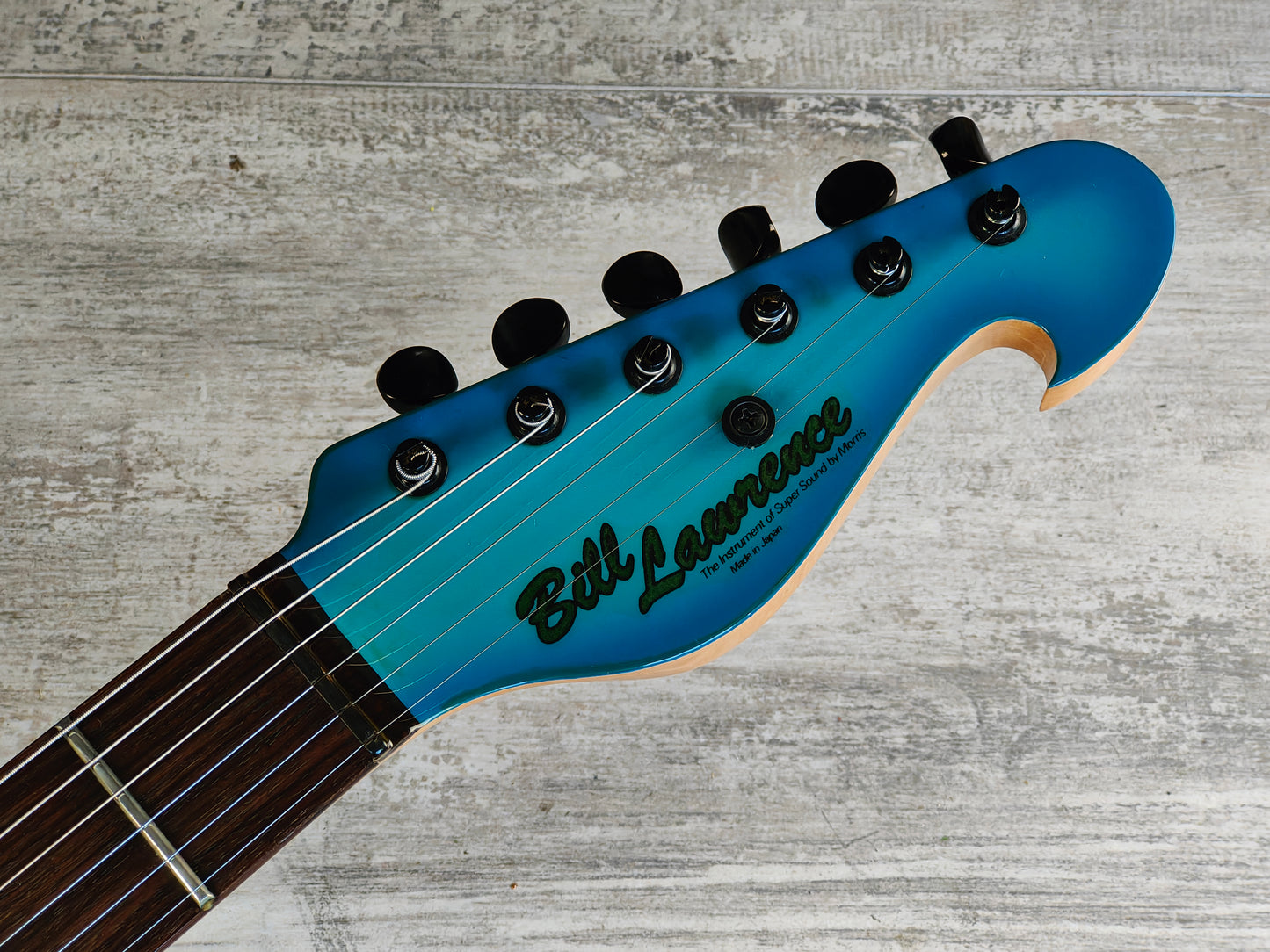 1980's Bill Lawrence (by Morris Japan) BCOR-55B "Kogure" Stratocaster (Blueburst)