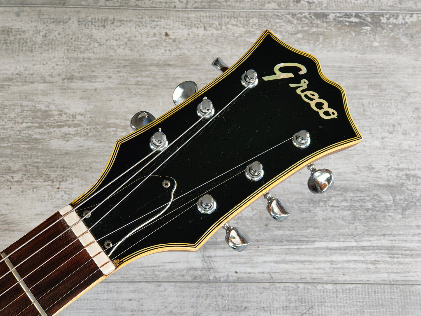 1960's Greco Japan EG-135 Hollowbody Electric Guitar (Black)