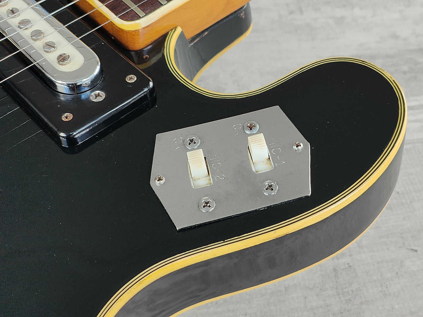 1960's Greco Japan EG-135 Hollowbody Electric Guitar (Black)
