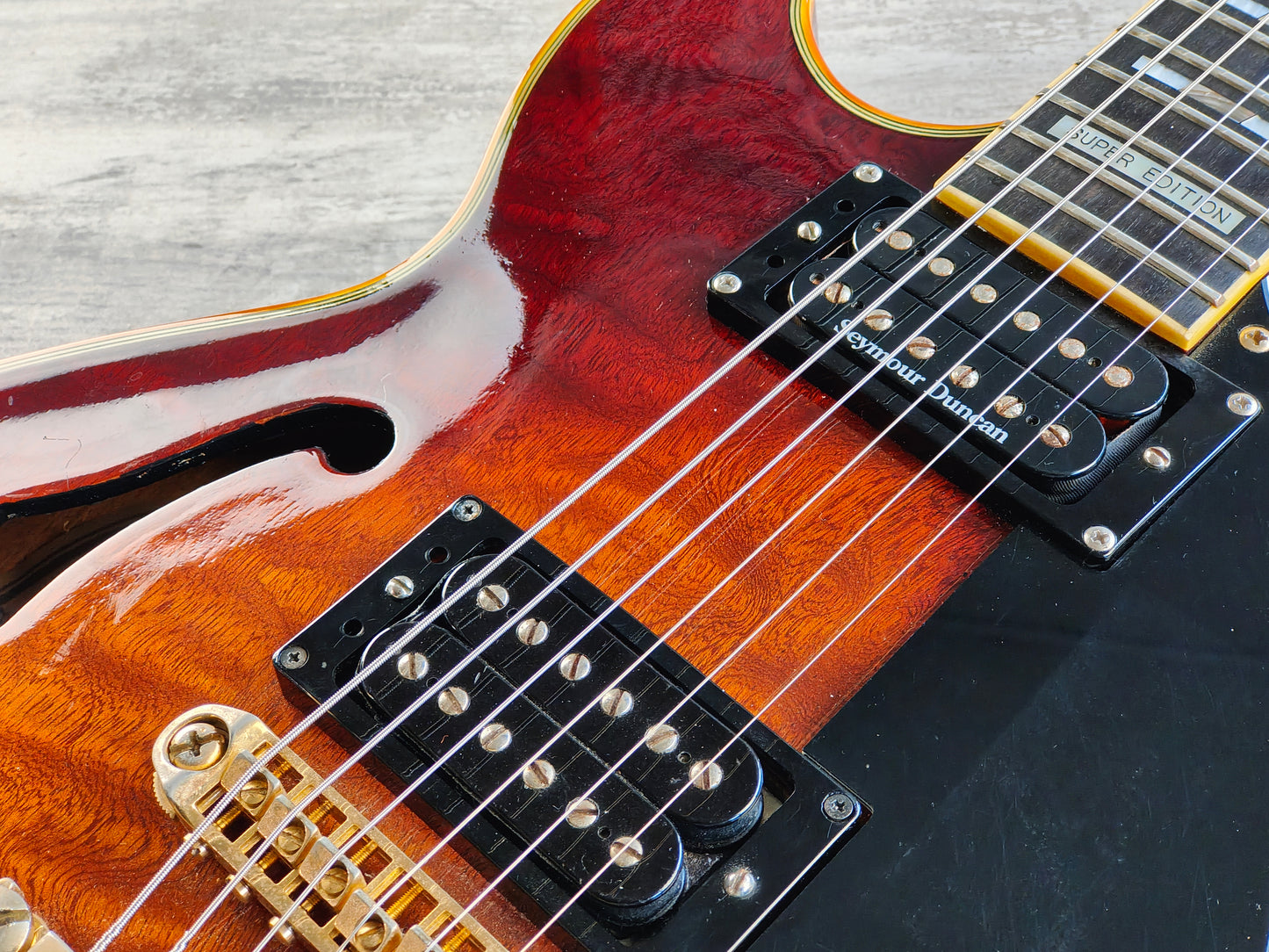 1987 Ibanez Japan AM205AV Artist Series Semi Hollowbody (Antique Violin)