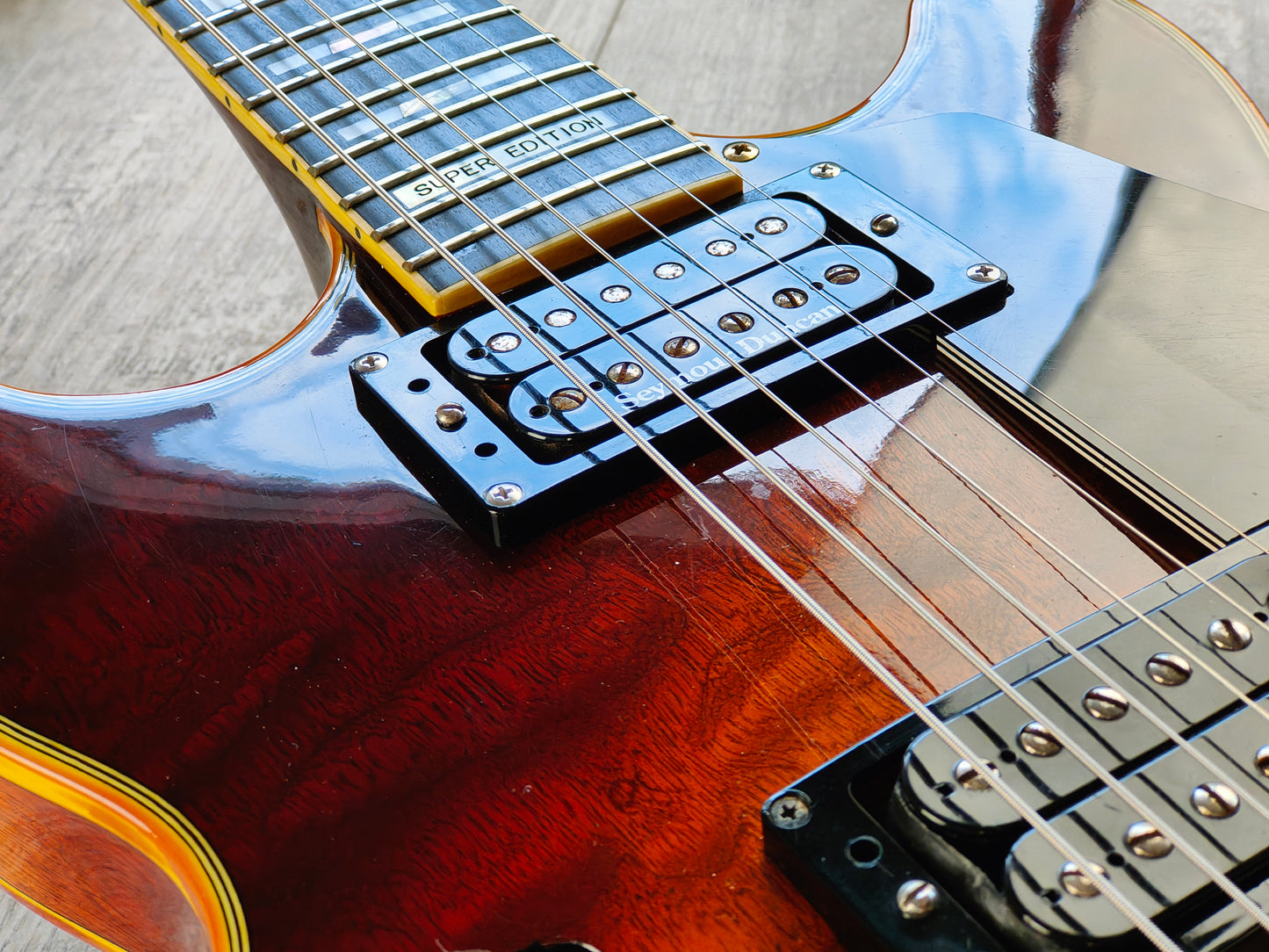 1987 Ibanez Japan AM205AV Artist Series Semi Hollowbody (Antique Violin)