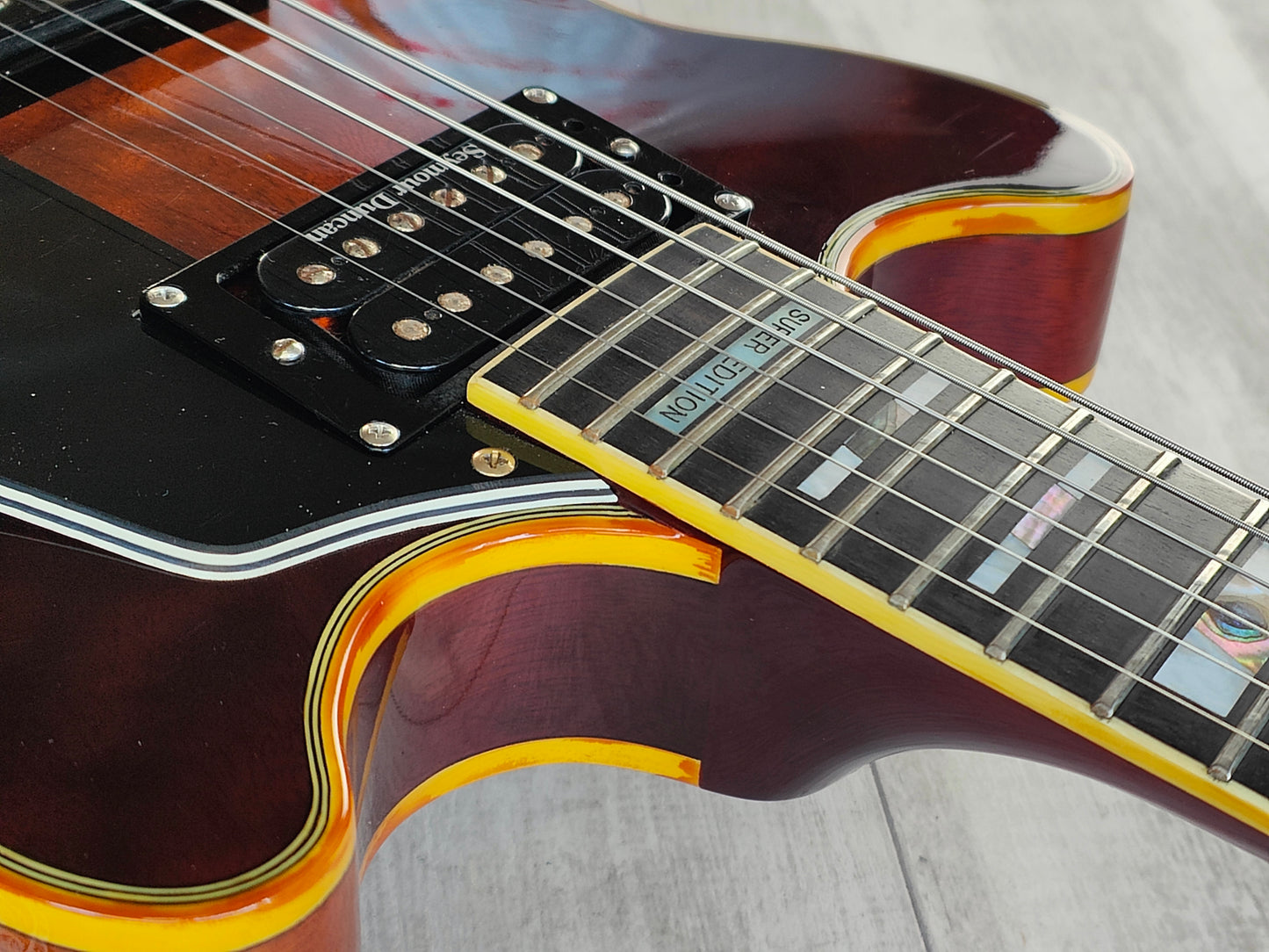 1987 Ibanez Japan AM205AV Artist Series Semi Hollowbody (Antique Violin)
