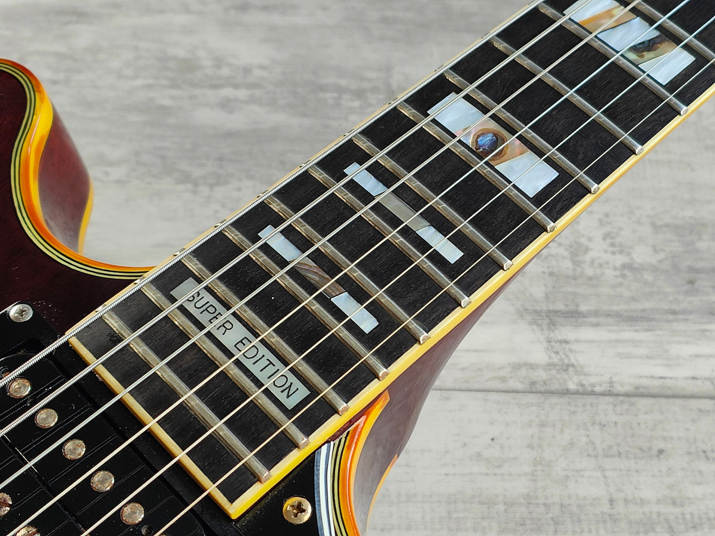 1987 Ibanez Japan AM205AV Artist Series Semi Hollowbody (Antique Violin)
