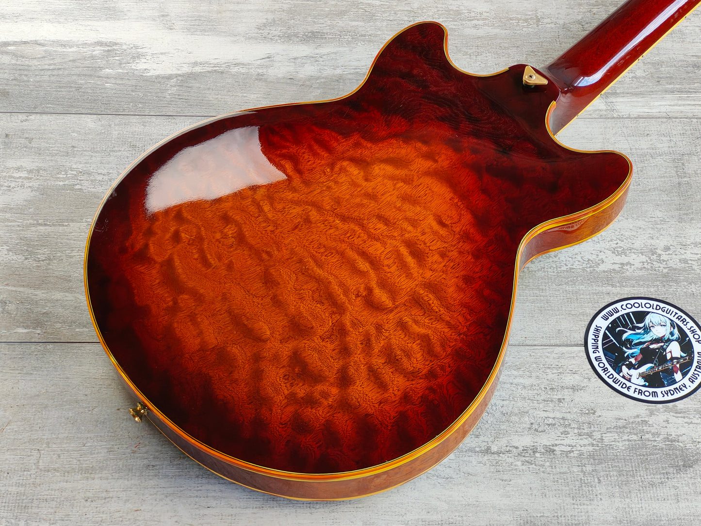 1987 Ibanez Japan AM205AV Artist Series Semi Hollowbody (Antique Violin)
